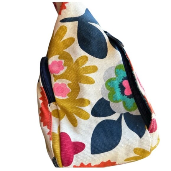 French Bull Colorful Yoga Floral Canvas Tote Gym Bag‎ NWOT - Picture 4 of 12